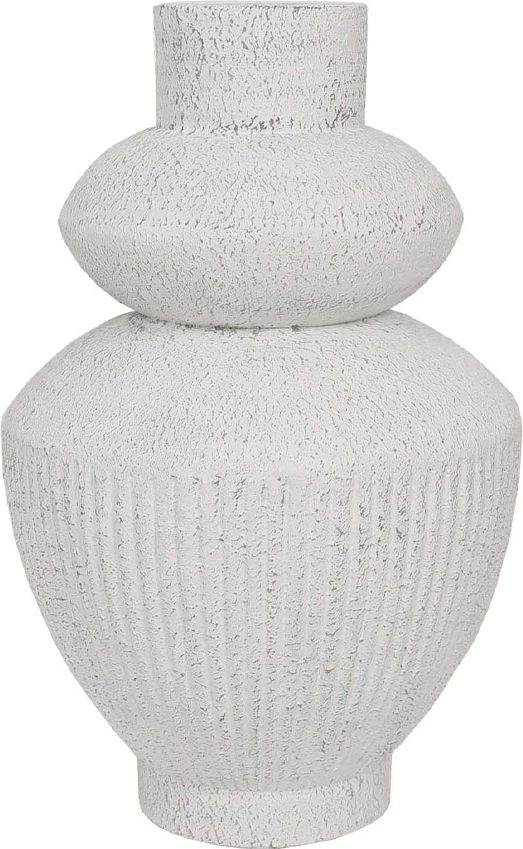 Vazo Paris, ngjyrë bardhë-gri, 29x29x46cm