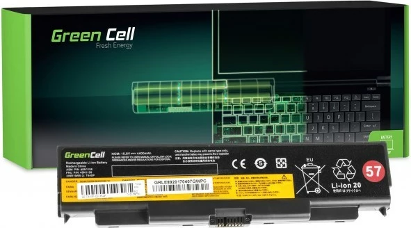 Bateri Green Cell LE89 për notebook, e zezë