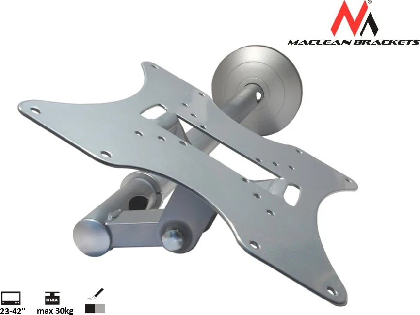Mbajtës tavani Maclean MC-504A S, 23"-42", argjendtë