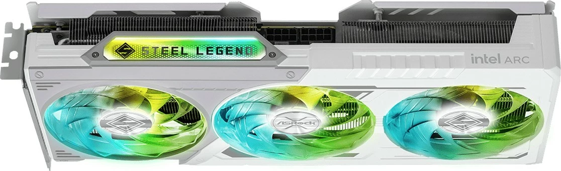 Kartelë grafike ASRock B580 STEEL LEGEND, 12GB GDDR6, PCI-E 4.0, e bardhë