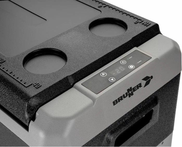 Frigorifer portativ me kompresor BRUNNER Polarys Freeze DZ 40L, 0826053N, gri/zi