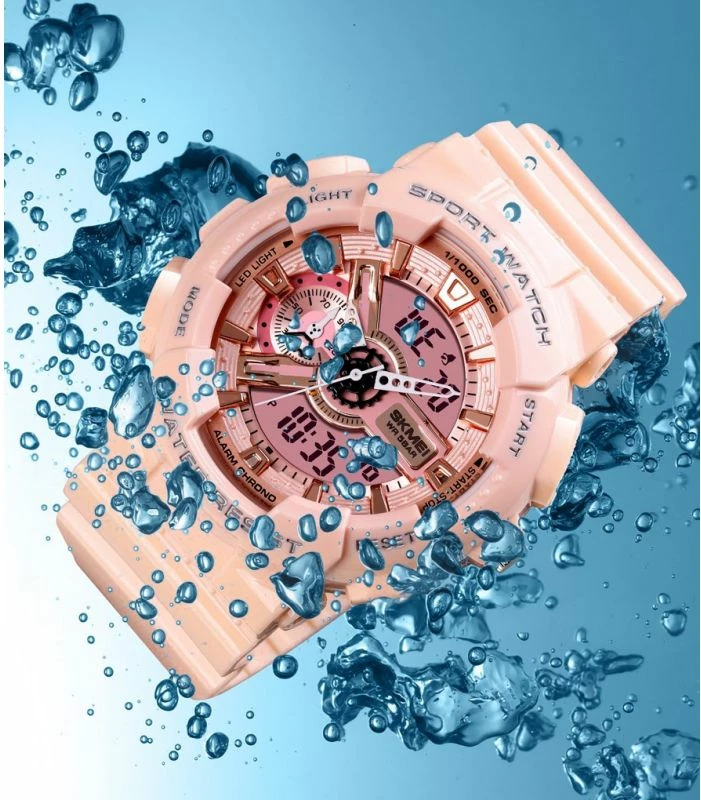 Orë dore për femra Skmei, rozë