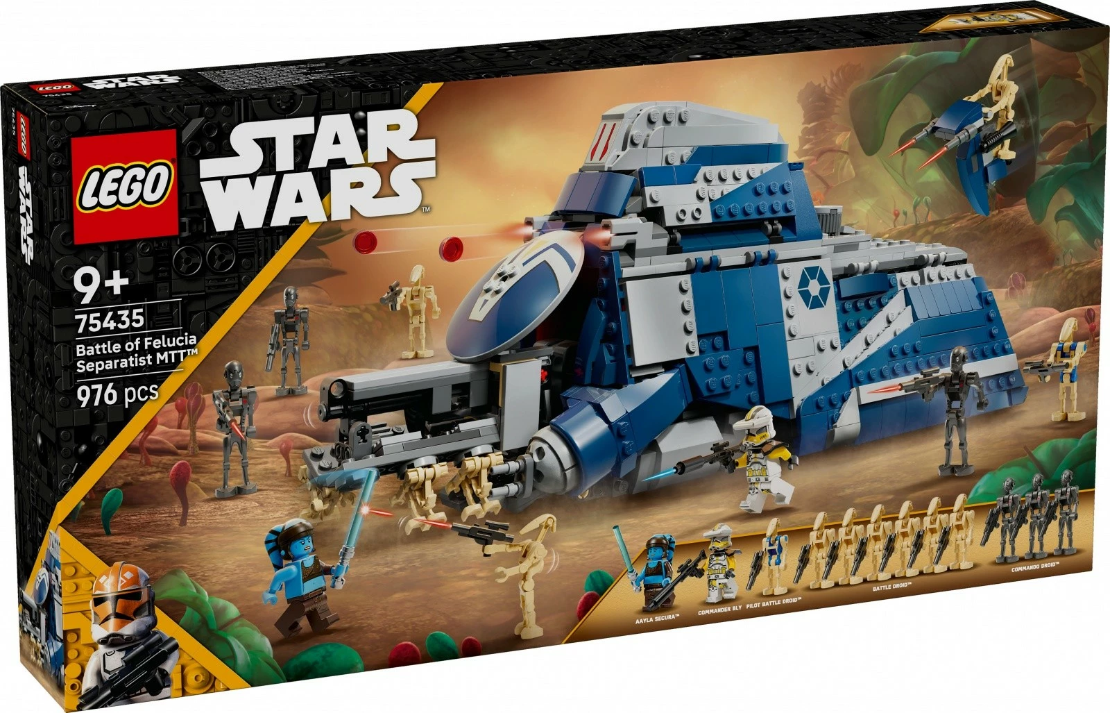 Set LEGO Star Wars 75435 Separatist MTT Transporter, 976 pjesë, plastikë