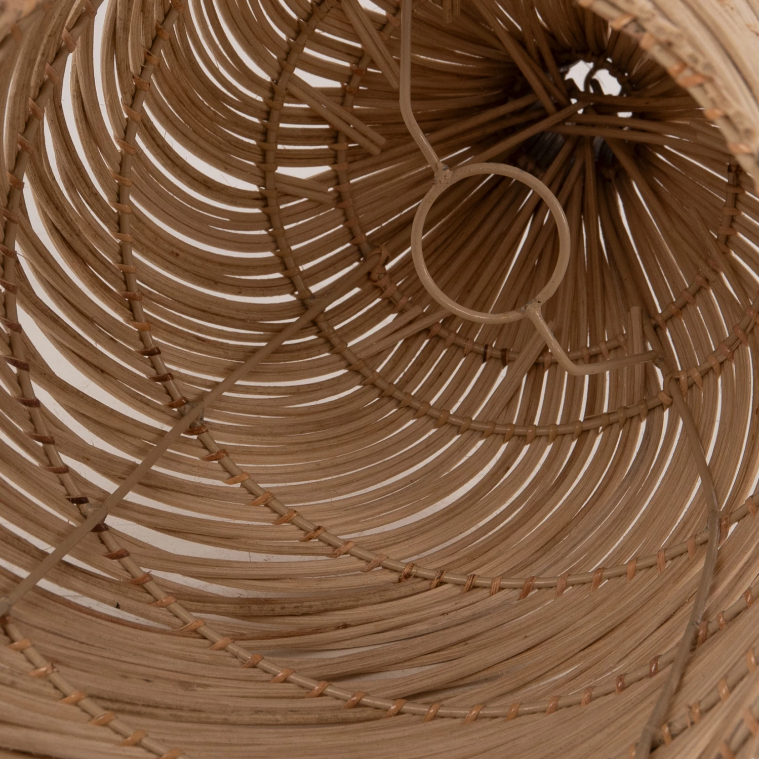 Llambë varëse tavani FH7883 prej ratani natyral, ngjyrë natyrale, Φ34.5x178H cm