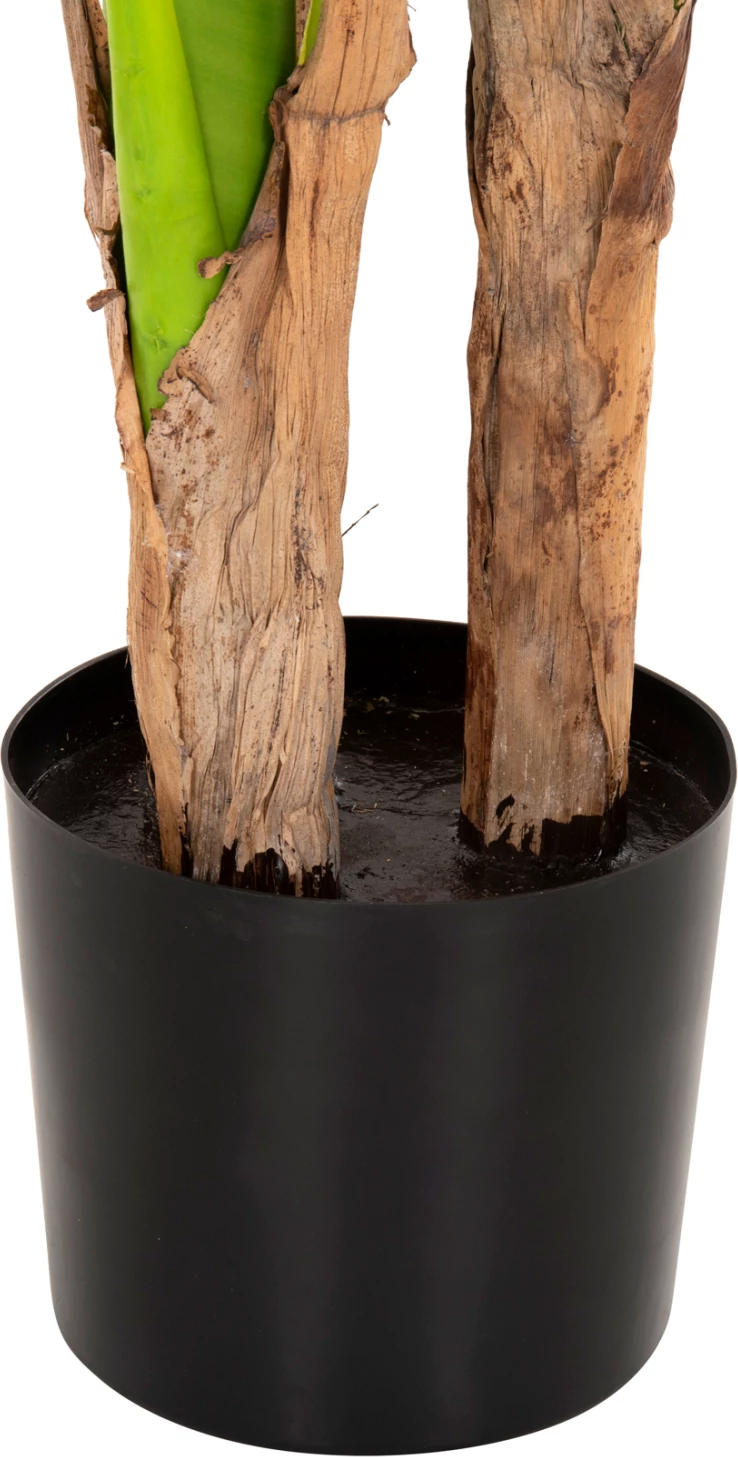 Bimë sintetike dekorative, FH7968, banane në vazo, 123H cm