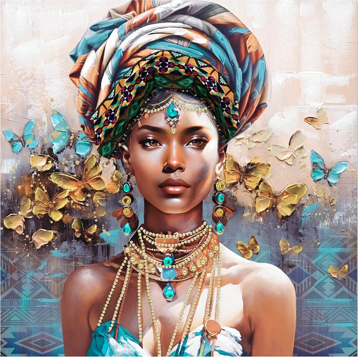 Pikturë kanavacë Baba Inart, shumëngjyrëshe, 100x3x100cm