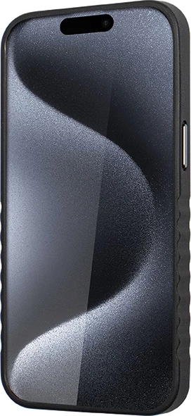 Mbështjellës Audi Genuine Leather me MagSafe për iPhone 15 Pro, zi e kuqe