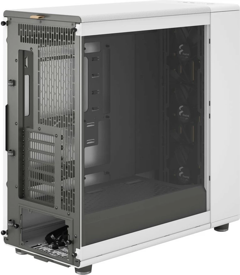 Kasë Fractal Design North XL RC Chalk White TG Clear, ATX, E-ATX, xham i temperuar, e bardhë