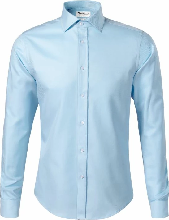 Këmishë për meshkuj Yakimasport, kaltër/bardhë