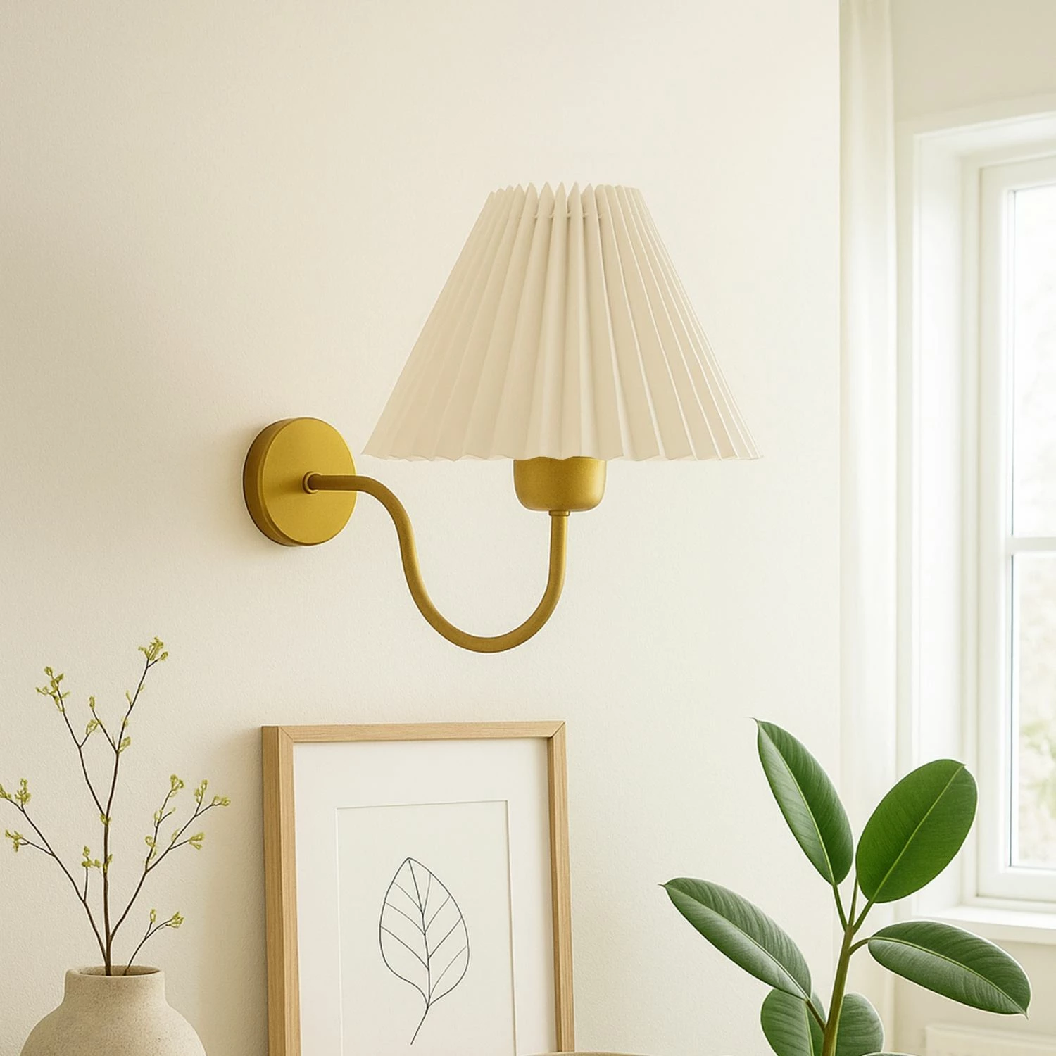 Llambë muri Opviq, ngjyrë krem, 242083