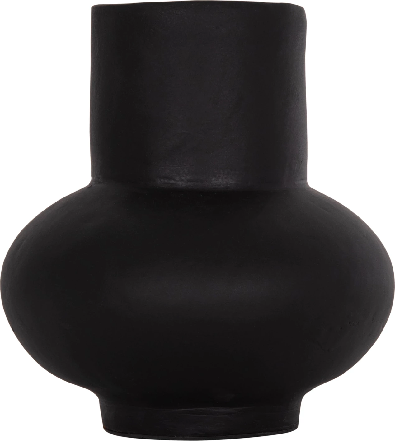 Vazo dekorative tavoline LEMA, terrakotë, e zezë, FH4664.01S, 22x22cm