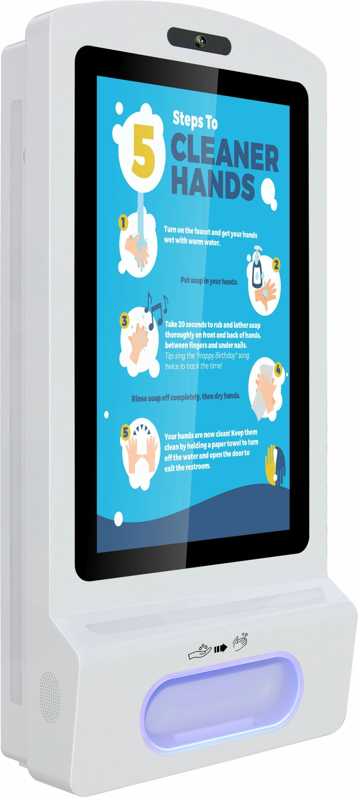 Terminal dezinfektimi ALLNET 21 Zoll, RK3288, ngjyrë bardhë