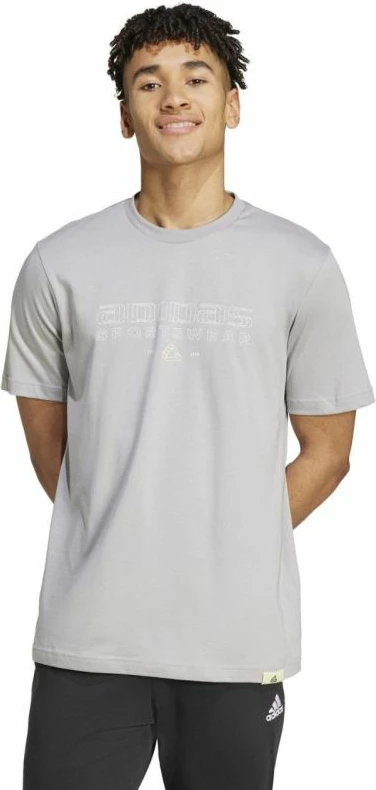 Maicë adidas për meshkuj, e hirtë