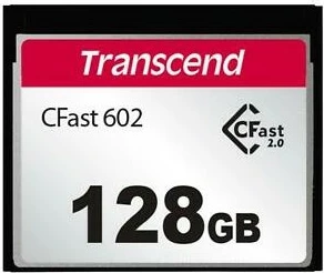 Kartelë memorie Transcend CFast 602 128GB, MLC, CFast 2.0, e zezë