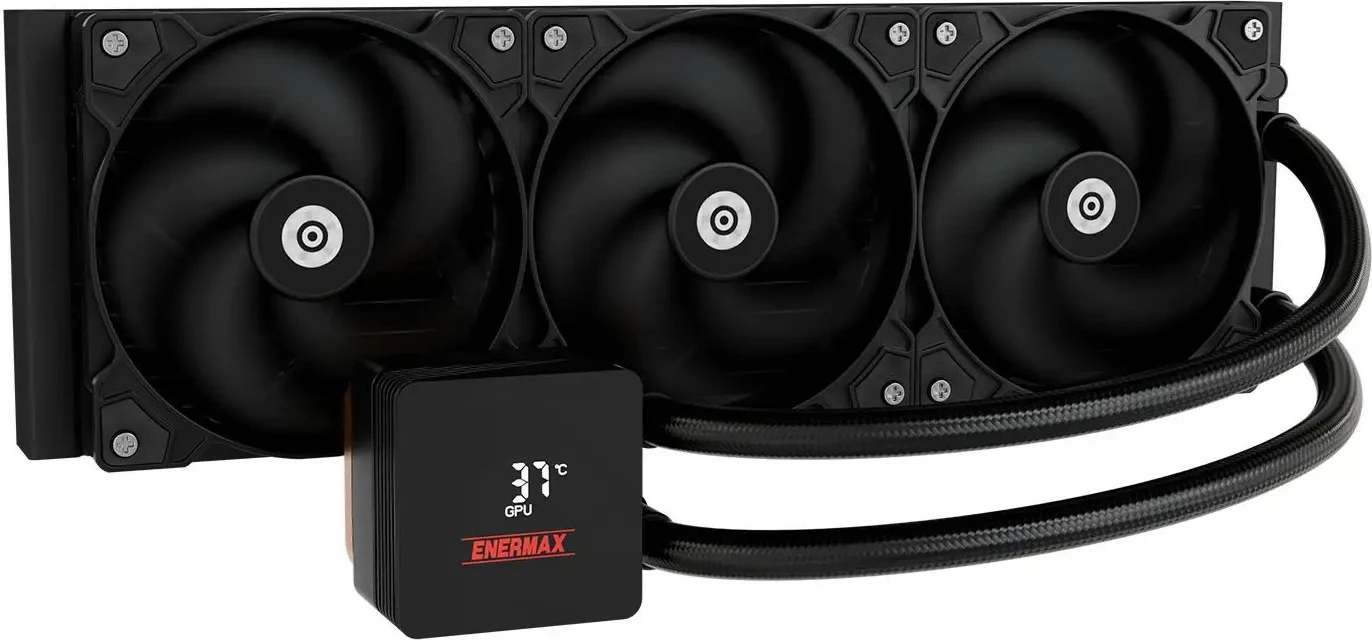 Ftohës me lëng për procesor Enermax LIQMAX IV Series 360mm, i zi