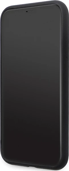 Mbështjellës Karl Lagerfeld KLHCN61SMHKNPK për iPhone 11/XR, silikon, i zi