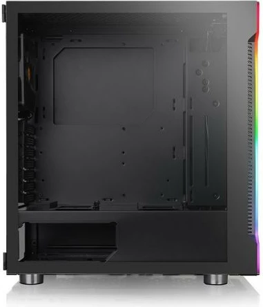 Kasë Thermaltake H200 Tempered Glass, Midi Tower, e zezë