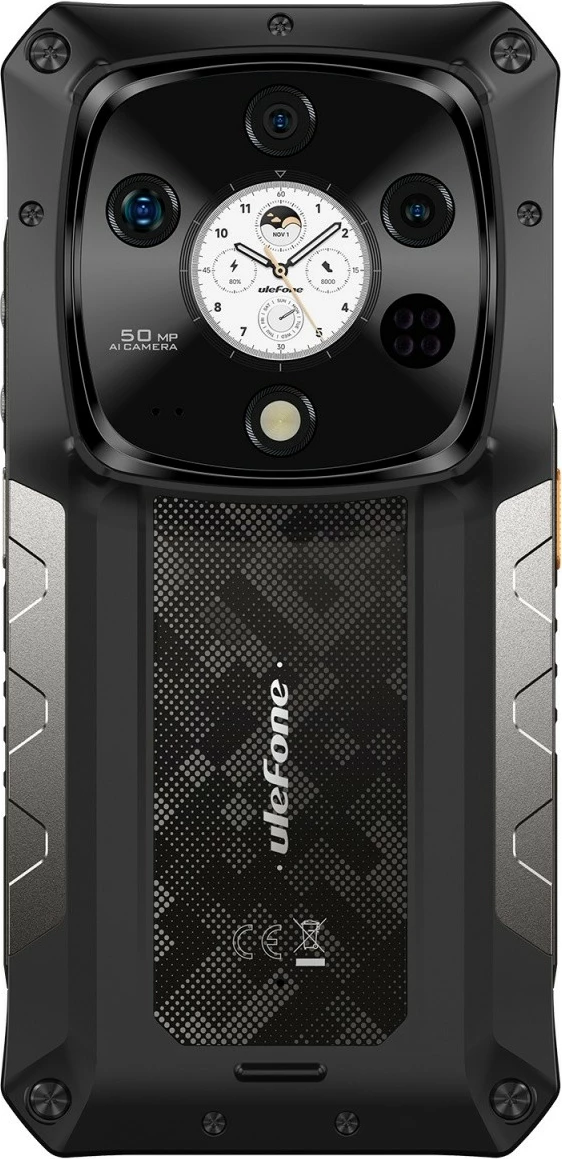 Celular Ulefone Armor 28 Pro 5G 16/512GB 6.67" AMOLED IP68/IP69K MIL-STD-810H Black