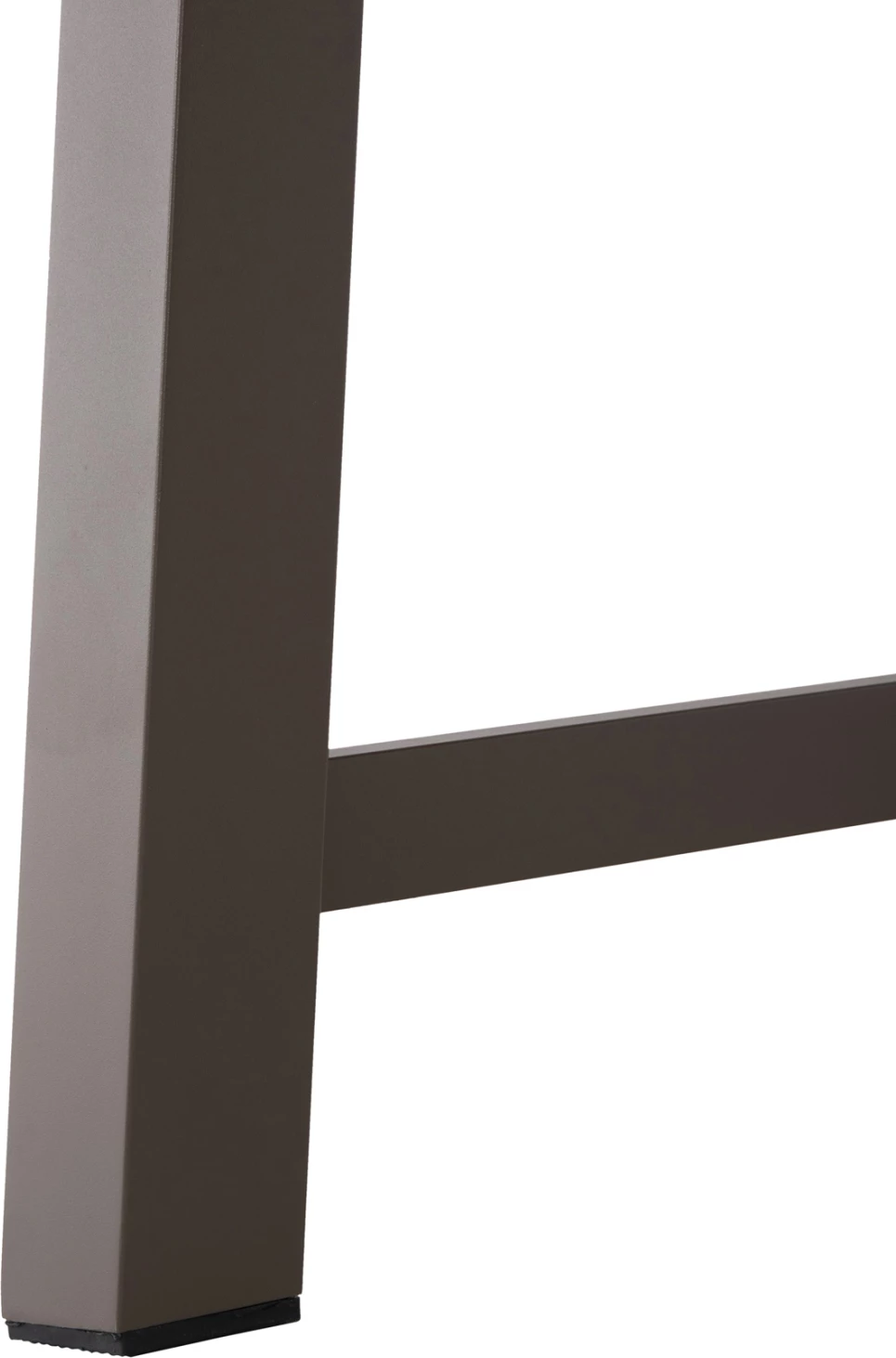 Tavolinë alumini për jashtë, GOBAR FH6060.04, ngjyrë shampanjë me sipërfaqe tavoline si dru, 240x105x75 cm