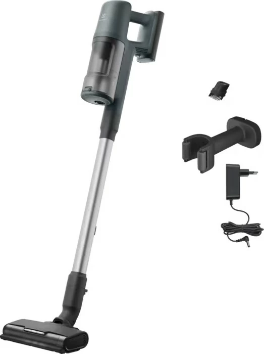 Fshesë me korrent pa kabllo, Electrolux Clean 600 EP61CB21OG, depozitë 0.6 L, deri 50 min, 79 dB, jeshile