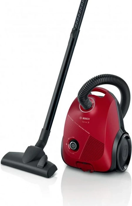 Fshesë me korent Bosch Serie 2 BGBS2RD1, 3.5L, 600W, e kuqe
