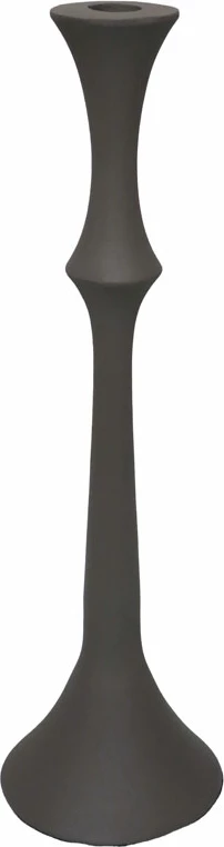 Mbajtëse qirinjsh FINTON, alumin, ngjyrë balte, 11x11x38 cm