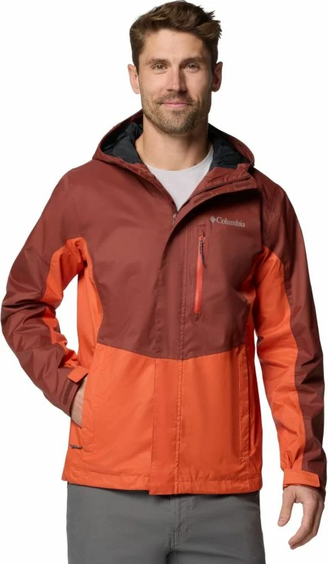 Jakne për meshkuj Columbia, e kuqe, portokalli