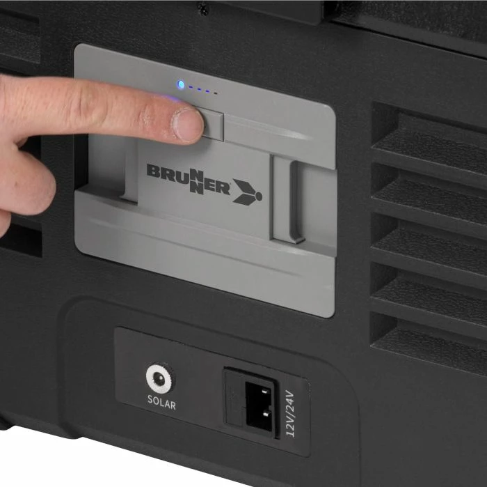 Ftohës portativ BRUNNER Polarys Freeze DZ 35L (0826049N), Dual Zone, gri e çelët/gri e errët