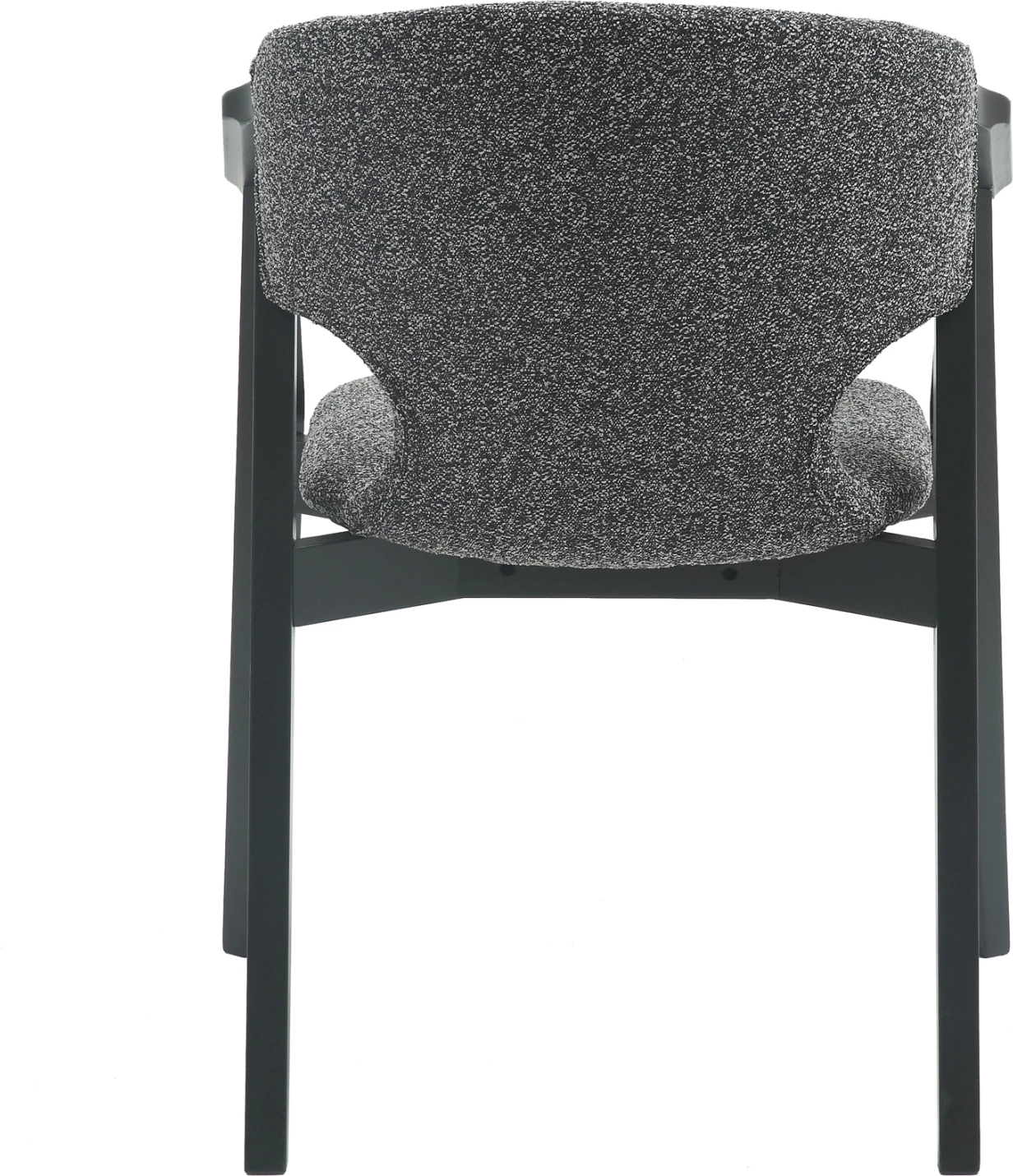 Karrige ngrënieje me krahë YEGER FH9995.01 dru ahu, ngjyrë e zezë-gri e errët, 62,5x60x79H cm., set prej 2 copë