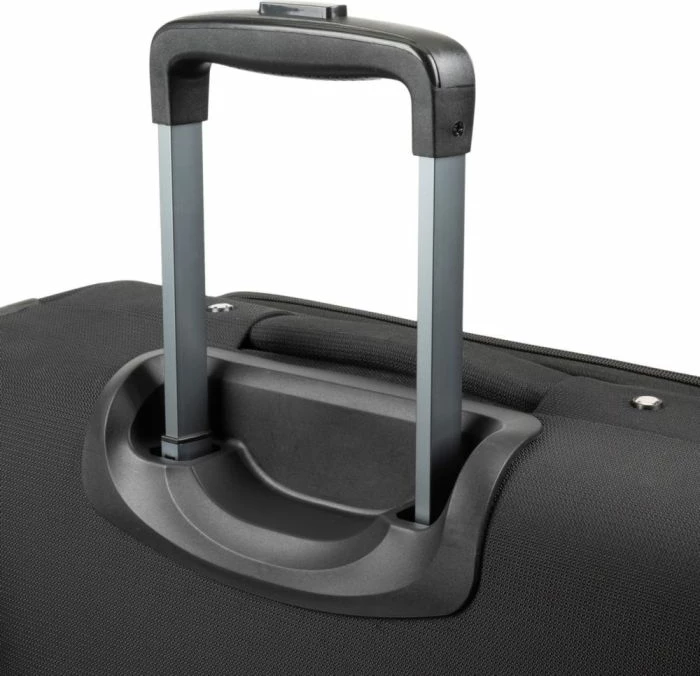 Çantë trolley udhëtimi RIVACASE 8481, 20\", për laptop 15.6\", 25 L, ECO RPET, e zezë