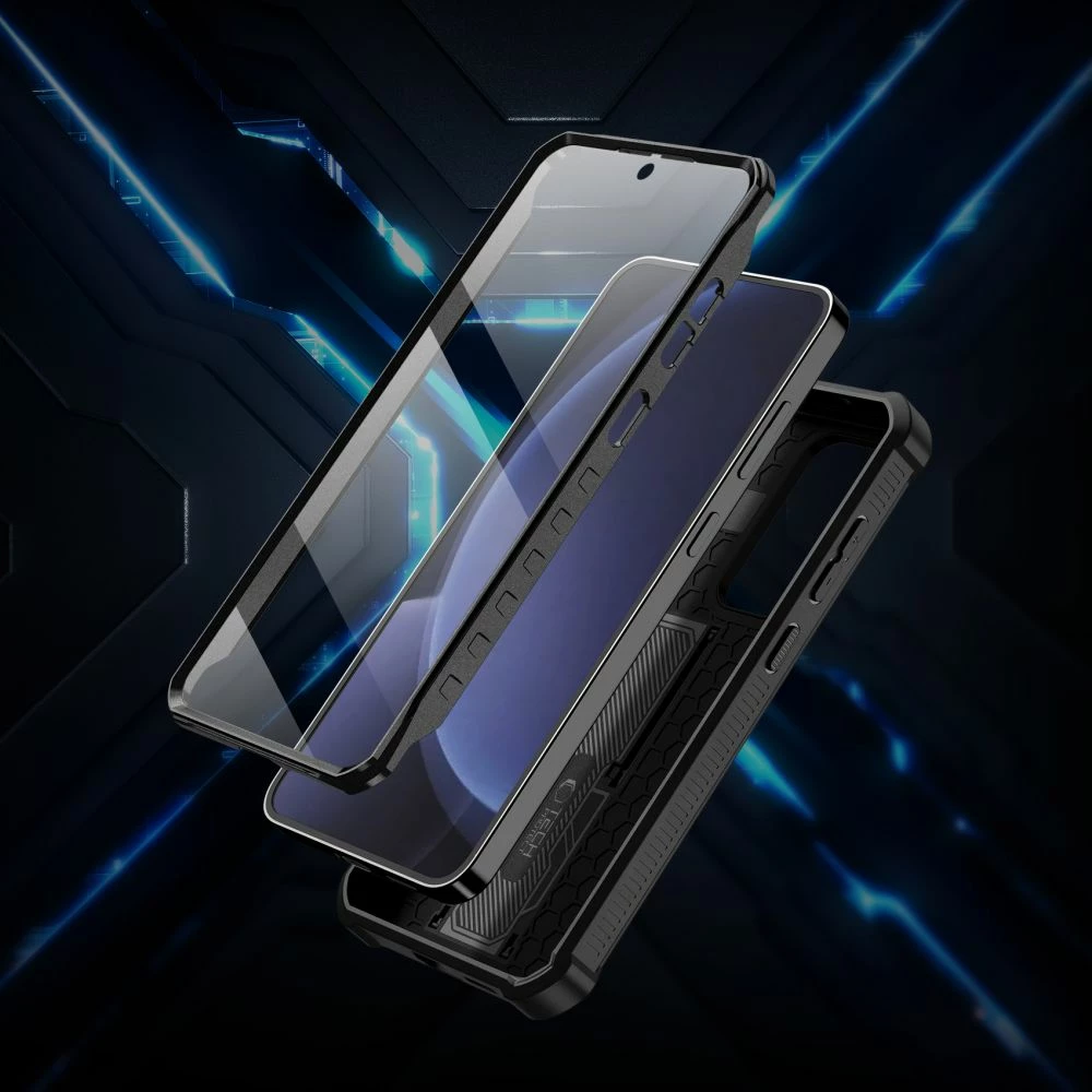 Mbështjellës Tech-Protect Kevlar Cam+ për Samsung Galaxy S25+, i zi