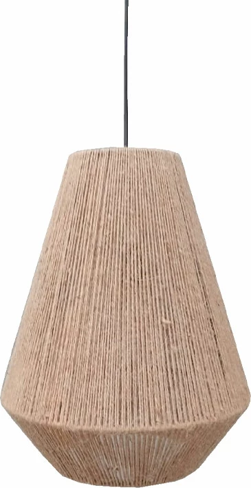 Llambë tavani me litar, jute natyrale, 30x30x38cm