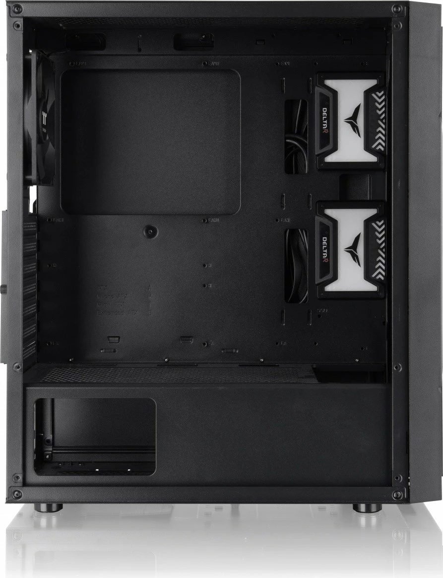 Kasë Thermaltake Versa XM1, Midi Tower, Tempered Glass, ATX, USB 3.0, e zezë