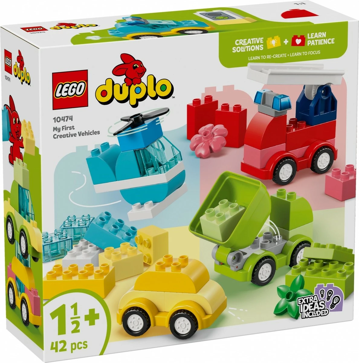 Set konstruktues LEGO DUPLO 10474 Creative Vehicles, 42 pjesë, 18m+