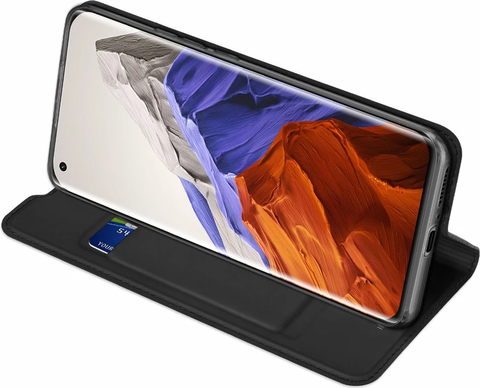 Mbështjellës Dux Ducis Skin Pro Bookcase për Xiaomi Mi 11 Pro, e zezë