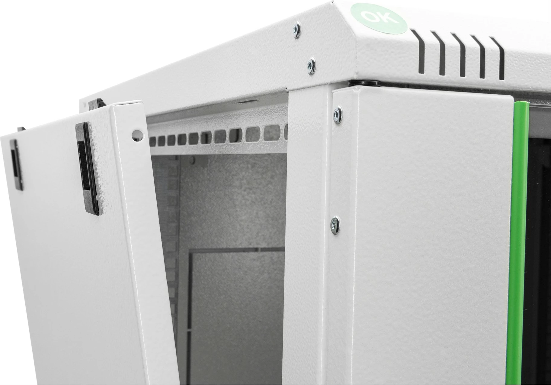 Kasë rrjeti Digitus Dynamic Basic 12U, 600x600mm, xham, gri