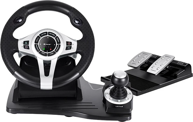 Tracer TRAJOY46524 Gaming Controller Black Steering wheel + Pedals PlayStation 4, Playstation 3