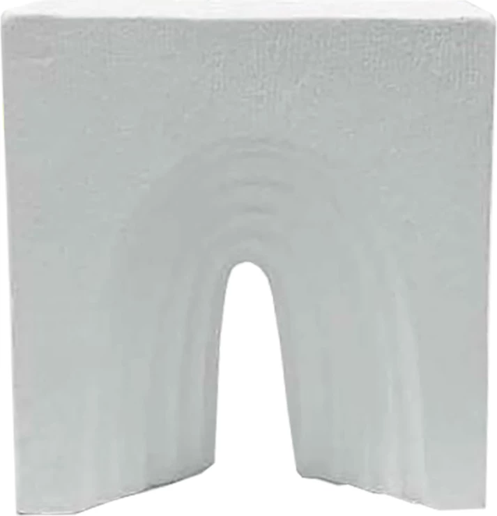 Dekor CIRRUS, polirezine e bardhë, 13x6x13cm