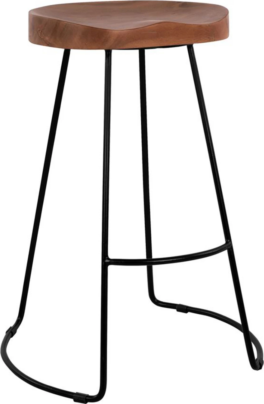 Karrige për bar FH8487.11, dru akacie masiv, pa mbështetëse