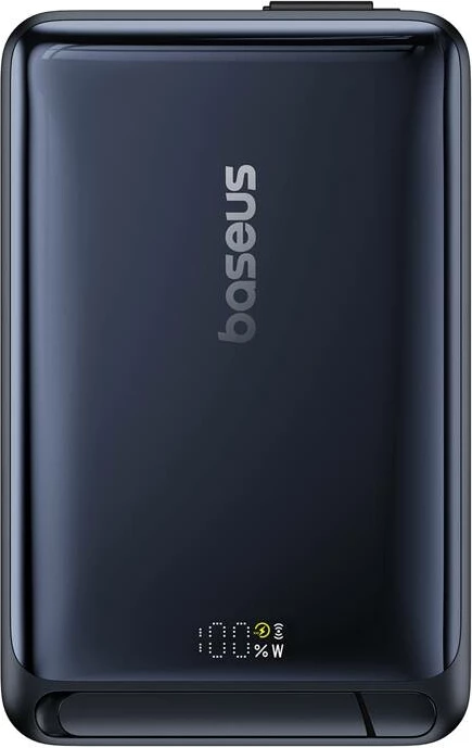 Powerbank, Baseus, Nomos Qi2 P10078800123-00, 10000mAh 45W USB-C, magnetik Qi2, me ekran dixhital