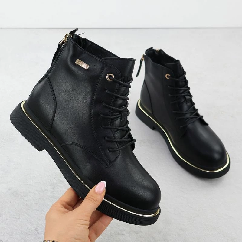 Çizme lëkure femra Goe SS2N4101, të zeza