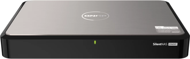 pajisje NAS QNAP HS-264-8G, 2-bay, 8GB RAM, 2x 2.5GbE, 2x HDMI 2.0 4K, e zezë