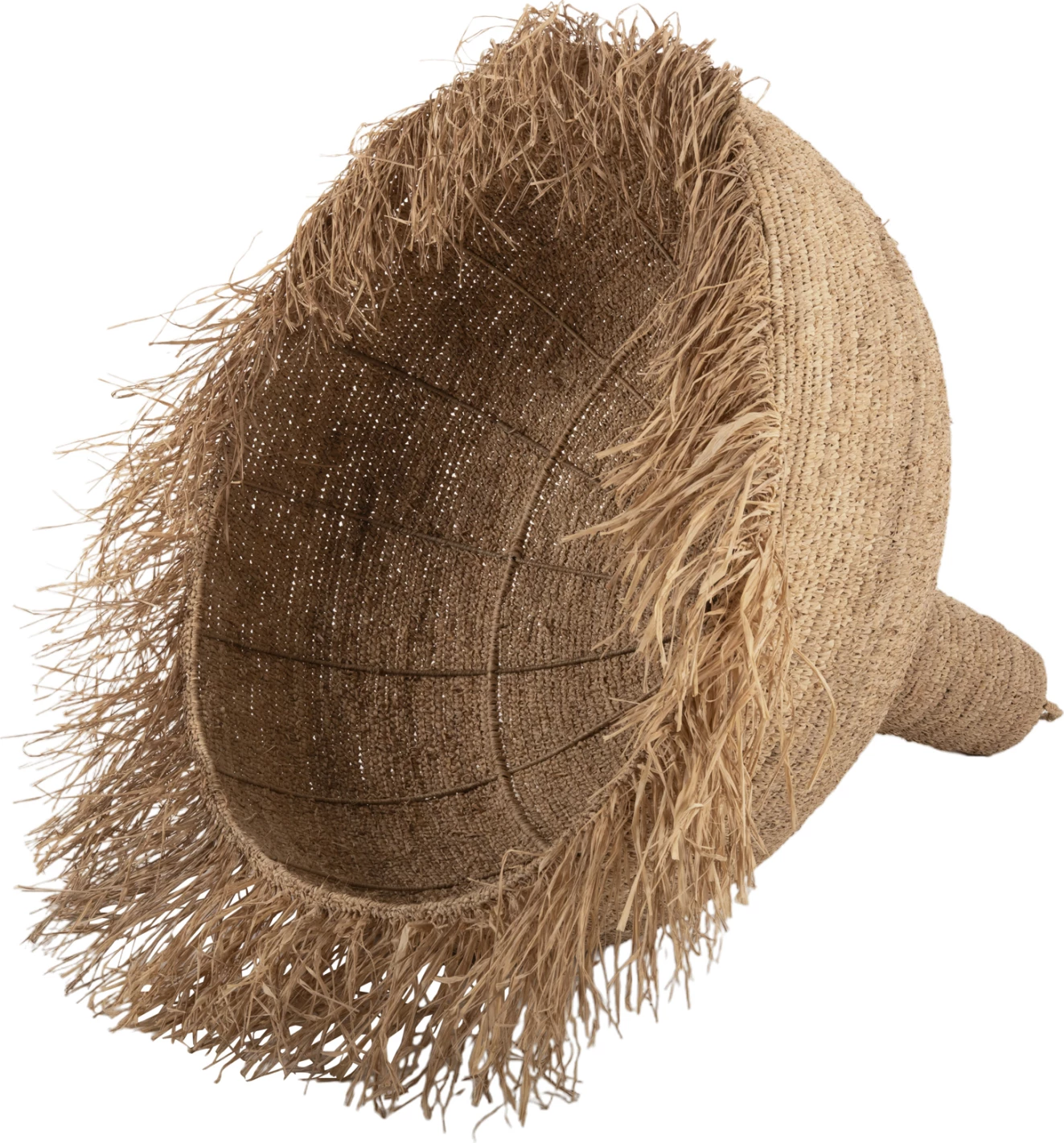 Llambë tavani varëse, fibra palme të tharë, natyrale, FH4032, 102x100cm