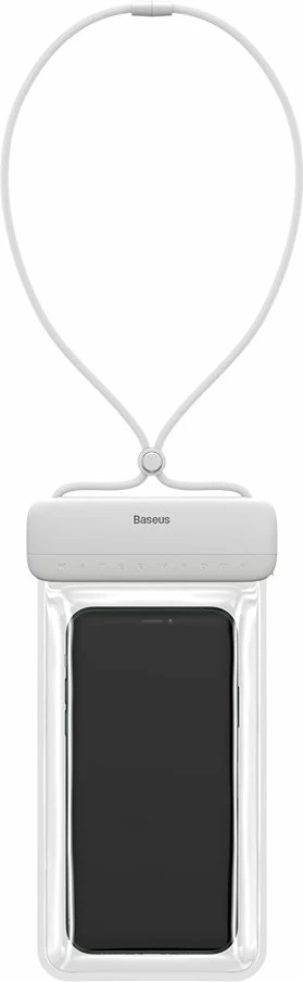 Mbështjellës universal Baseus Let's go Slip Cover Waterproof Bag për celular deri 7.2 inç, IPX8, Bardhë