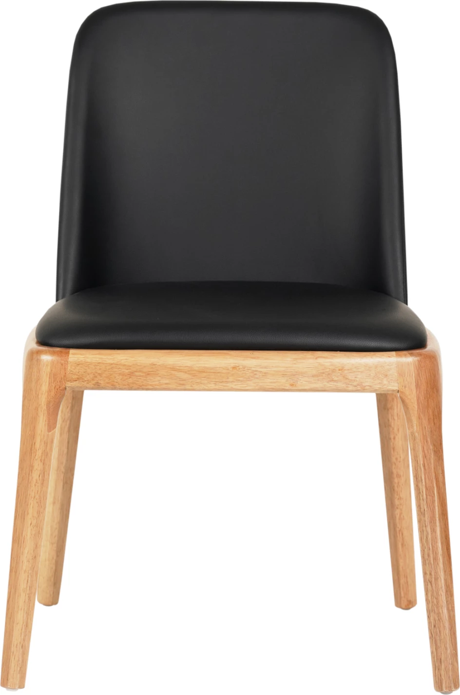 Karrige për ngrënie FURLAN FH9944.01 dru gome, PU e zezë, 54,5x58x86 cm