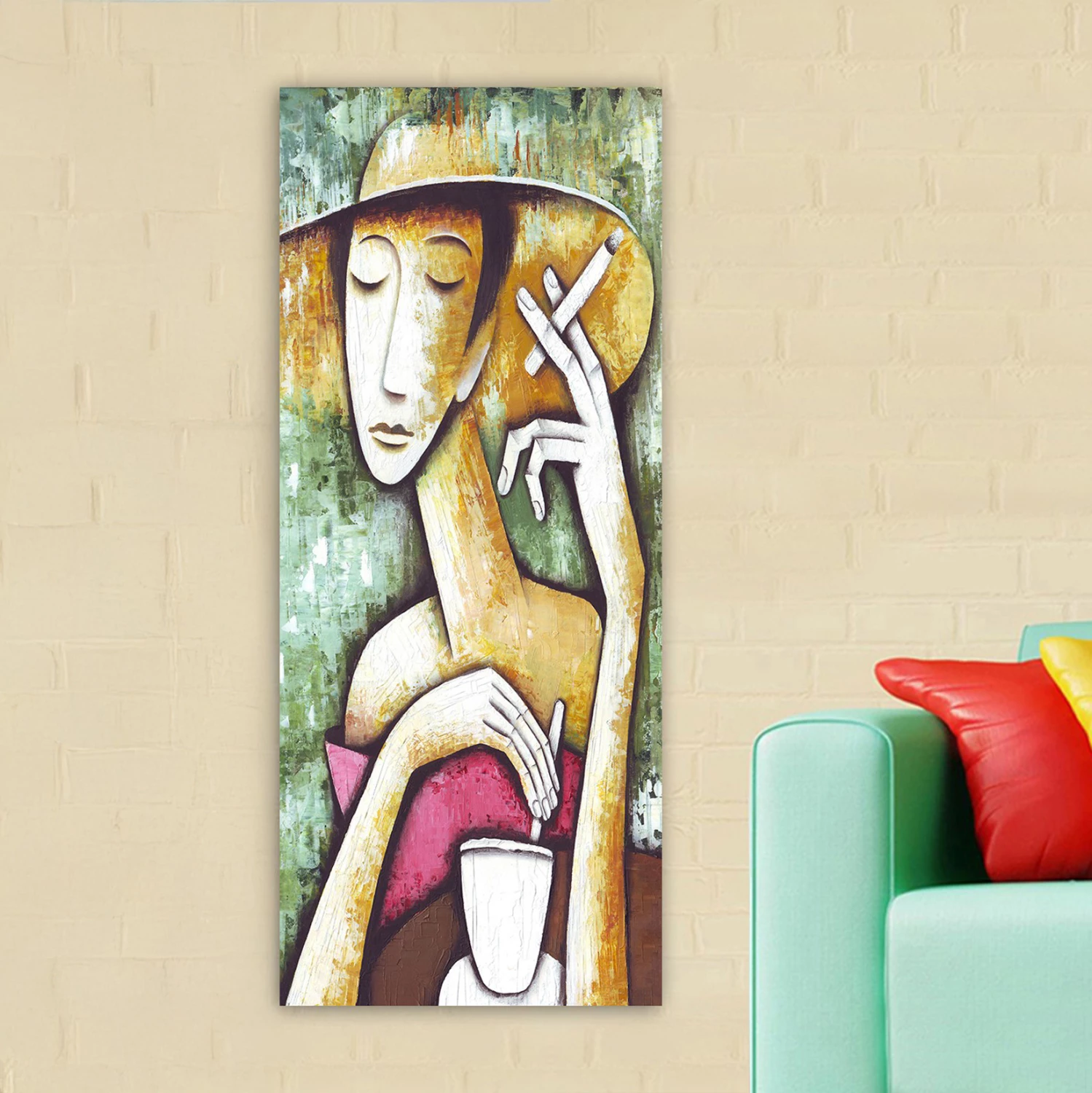 Pikturë muri GOBI, kanavacë e printuar, 50x3x120cm