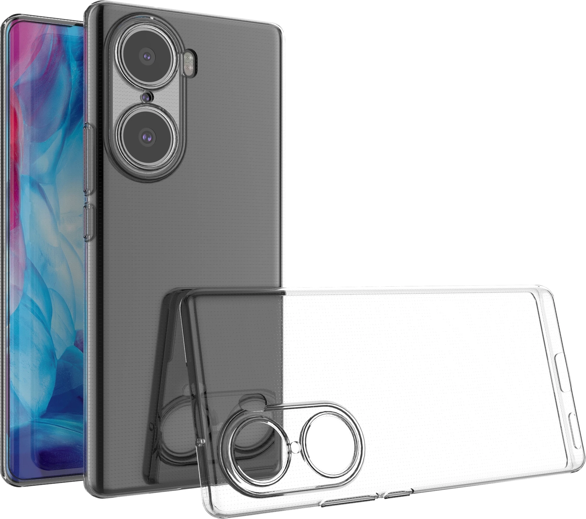 Mbështjellës Hurtel Ultra Clear 0.5mm për Honor 60, Transparent