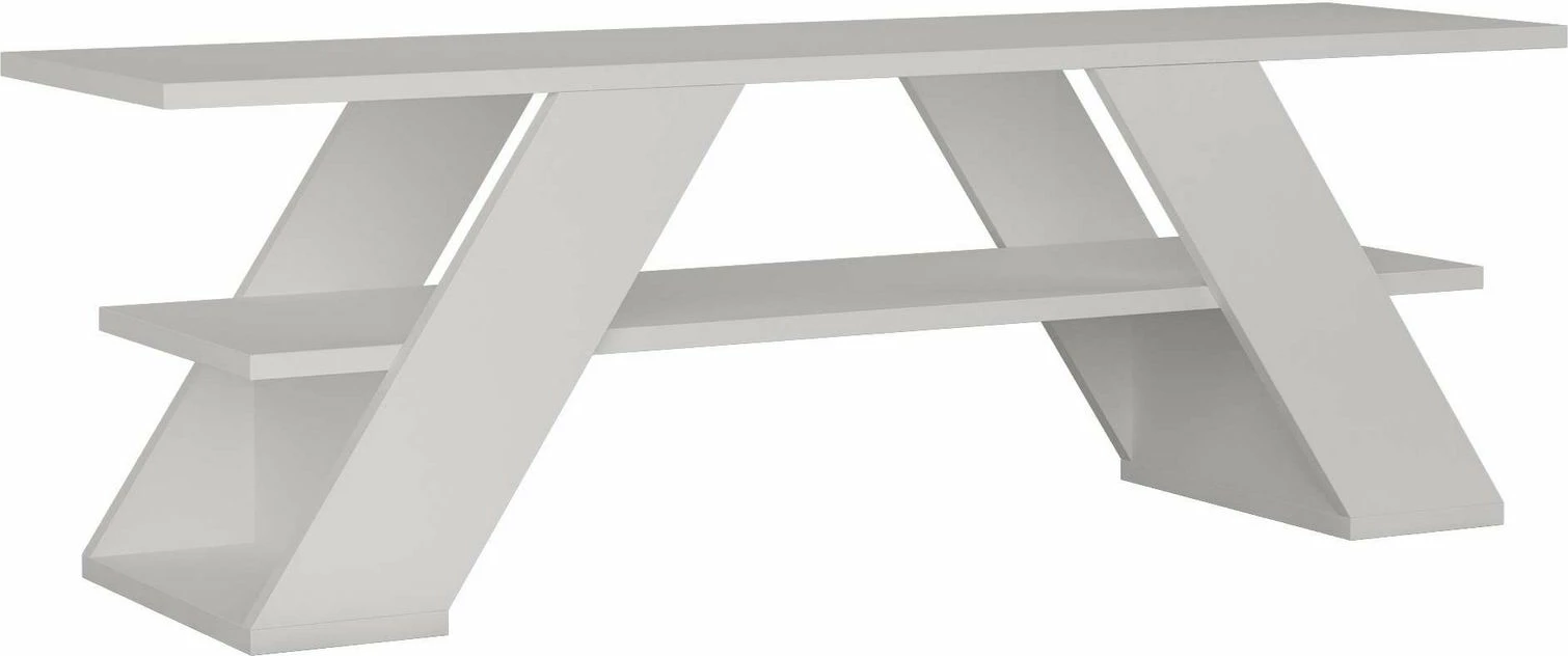 Komodë TV Skye Decor, Farfalla, e bardhë