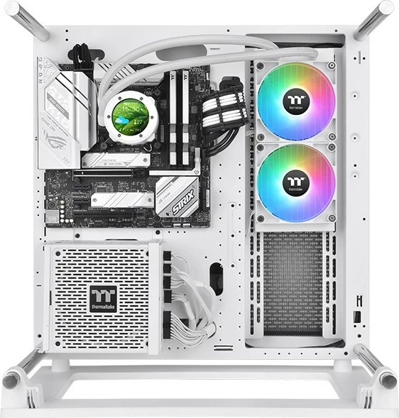 Kiti i ftohjes me lëng Thermaltake TH240 V2 Ultra ARGB, 24 cm, 57.05 cfm, Bardhë