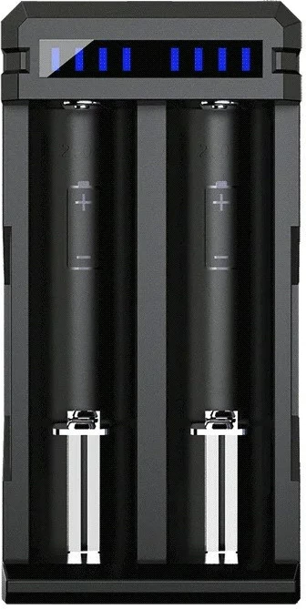 Karikues baterish XTAR SC2, për 2 bateri, Li-Ion, i zi